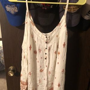 Fun summer, cold shoulder, top! Barely worn.